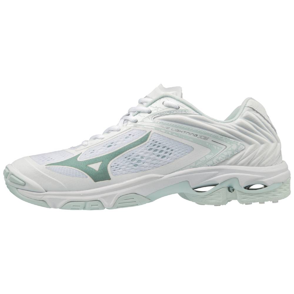 Sapatilhas Voleibol Mizuno Wave Lightning Z5 Mid - Mulher - Branco - EUCAZ6738